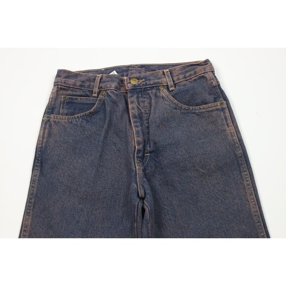 Deadstock Vtg 80s 90s Calvin Klein Mens 28x36 Pigment Overdye Western Jeans USA - Picture 2 of 14